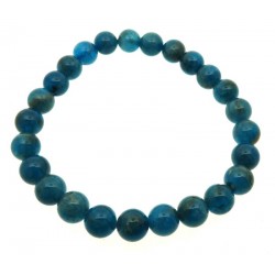 7mm Neon Apatite Gemstone Power Bracelet